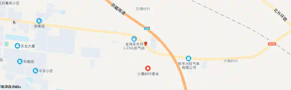 张家口小慢岭_公交站地图_张家口公交_妙搜公交查询2025