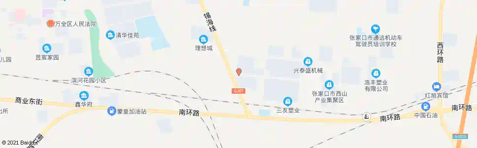 张家口水泥厂_公交站地图_张家口公交_妙搜公交查询2025