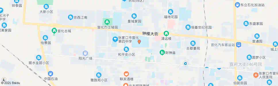 张家口宣化县一中_公交站地图_张家口公交_妙搜公交查询2025