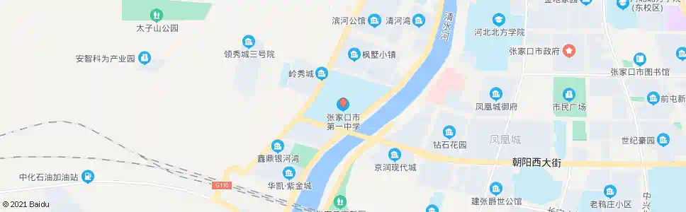 张家口一中(南区)_公交站地图_张家口公交_妙搜公交查询2025