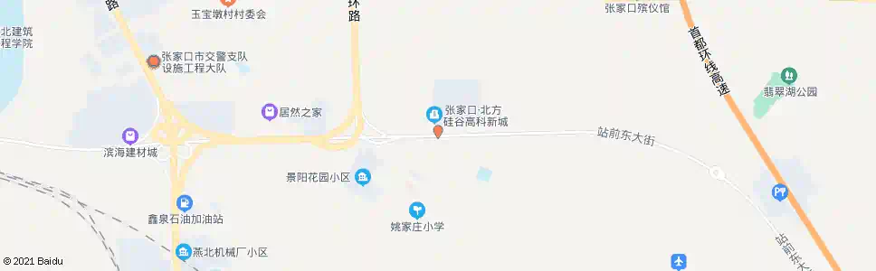 张家口姚家庄_公交站地图_张家口公交_妙搜公交查询2025