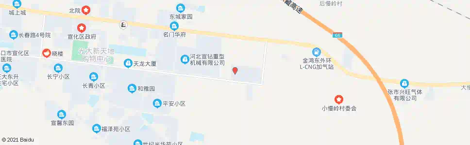 张家口福田重机_公交站地图_张家口公交_妙搜公交查询2025