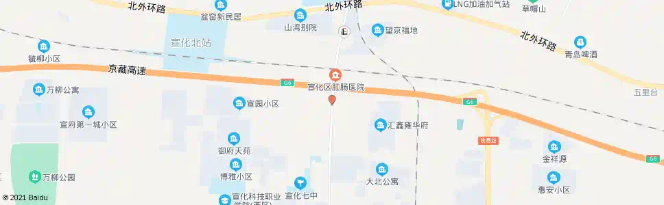 张家口北门口_公交站地图_张家口公交_妙搜公交查询2025