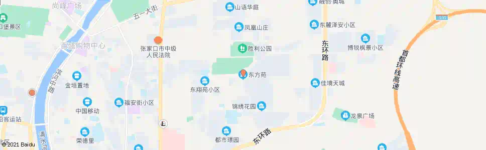 张家口东方苑_公交站地图_张家口公交_妙搜公交查询2025