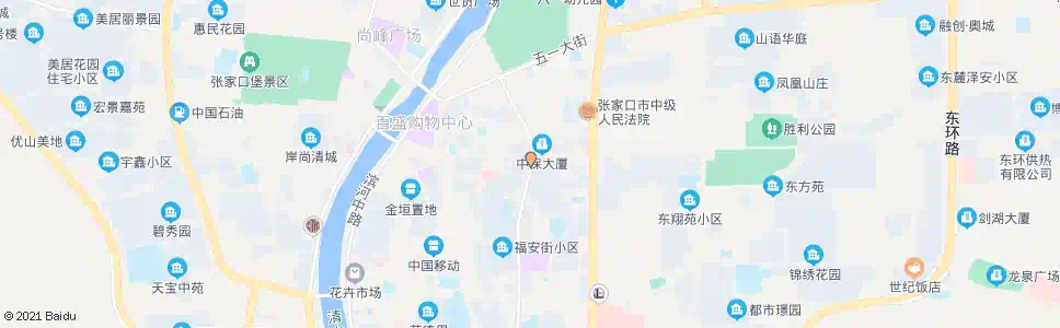 张家口中保大厦_公交站地图_张家口公交_妙搜公交查询2025