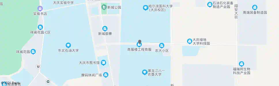 大庆农垦大学北门_公交站地图_大庆公交_妙搜公交查询2025