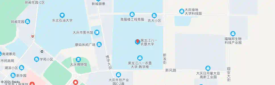 大庆农垦大学_公交站地图_大庆公交_妙搜公交查询2025