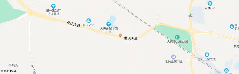 大庆铁人一村_公交站地图_大庆公交_妙搜公交查询2025