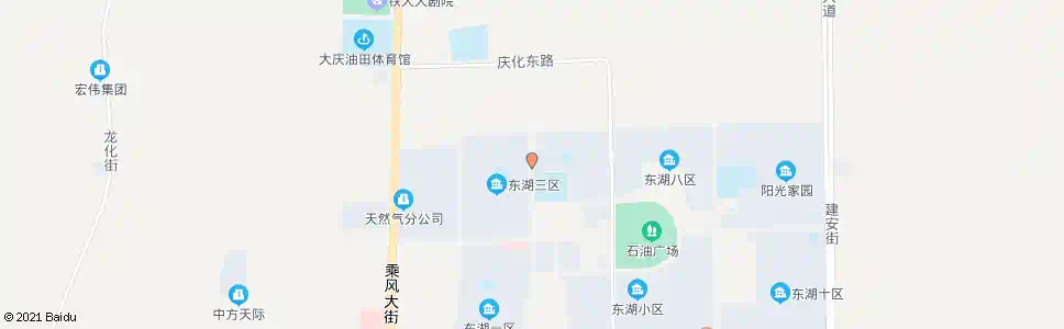 大庆东湖411号楼_公交站地图_大庆公交_妙搜公交查询2025