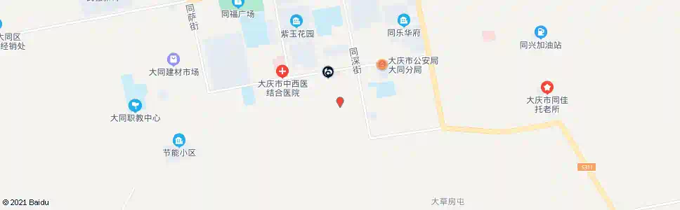 大庆同春街口_公交站地图_大庆公交_妙搜公交查询2025
