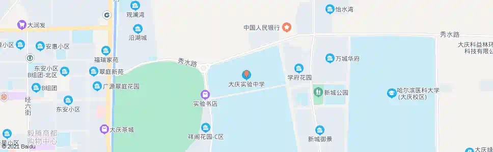 大庆实验站_公交站地图_大庆公交_妙搜公交查询2025