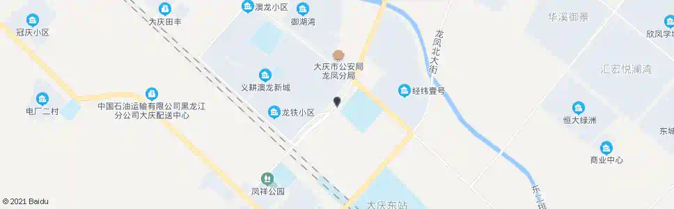 大庆龙凤桥北_公交站地图_大庆公交_妙搜公交查询2025