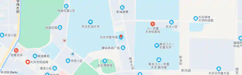 大庆图书馆_公交站地图_大庆公交_妙搜公交查询2025