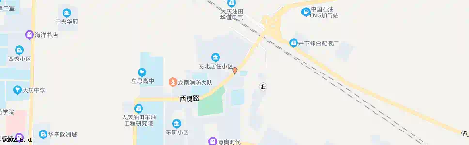 大庆龙北十六号楼_公交站地图_大庆公交_妙搜公交查询2025