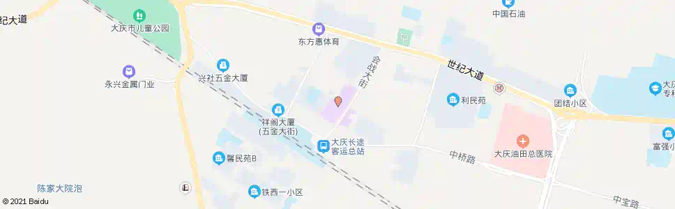 大庆百货大楼_公交站地图_大庆公交_妙搜公交查询2025