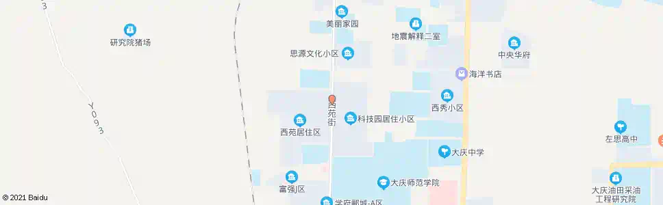 大庆西苑_公交站地图_大庆公交_妙搜公交查询2025