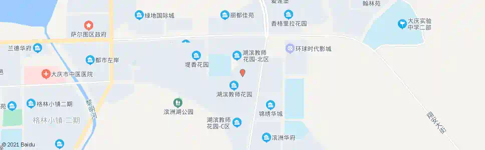 大庆湖滨A区北门_公交站地图_大庆公交_妙搜公交查询2025