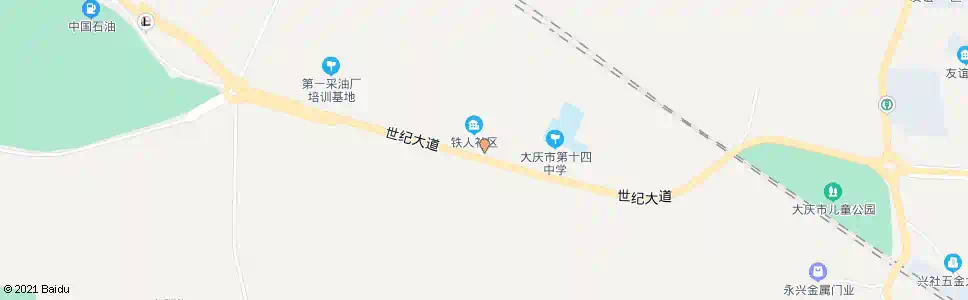 大庆铁人三村_公交站地图_大庆公交_妙搜公交查询2025