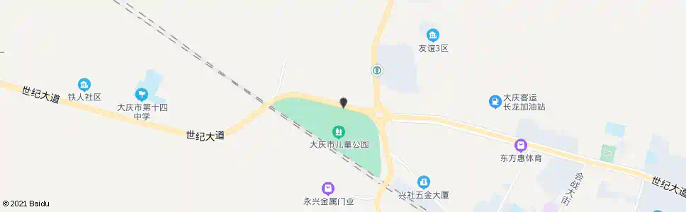 大庆公园北门_公交站地图_大庆公交_妙搜公交查询2025