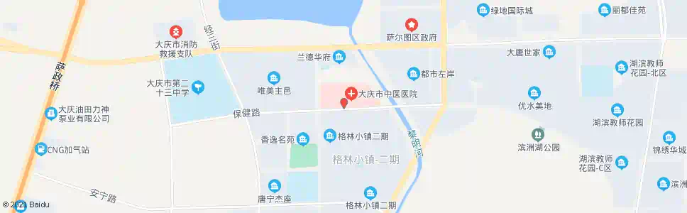 大庆中医院_公交站地图_大庆公交_妙搜公交查询2025