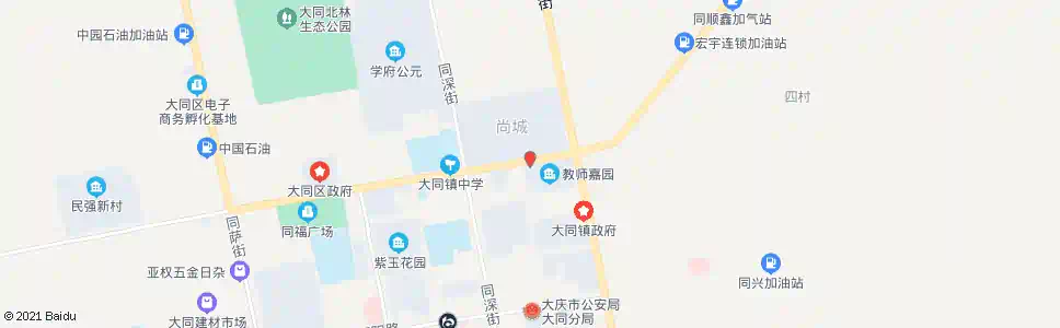 大庆教师花园_公交站地图_大庆公交_妙搜公交查询2025