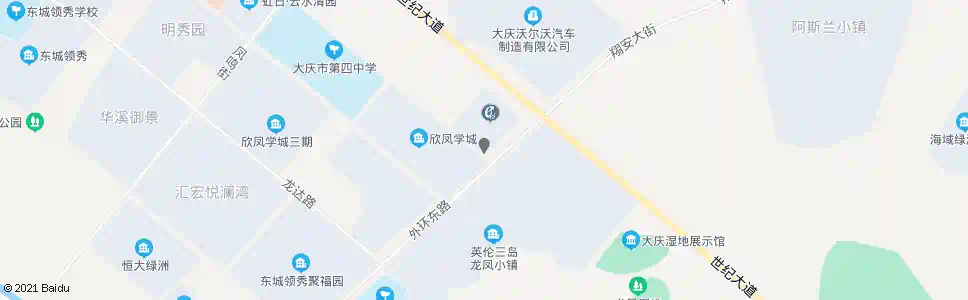 大庆居然之家_公交站地图_大庆公交_妙搜公交查询2025