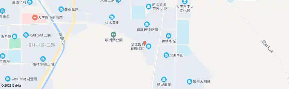 大庆湖滨B21号楼_公交站地图_大庆公交_妙搜公交查询2025