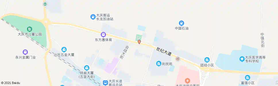 大庆油田历史馆_公交站地图_大庆公交_妙搜公交查询2025