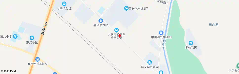 大庆东风十一车队_公交站地图_大庆公交_妙搜公交查询2025