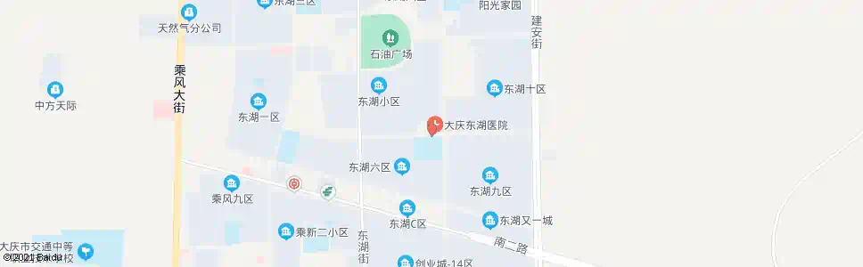 大庆大庆东湖医院_公交站地图_大庆公交_妙搜公交查询2025