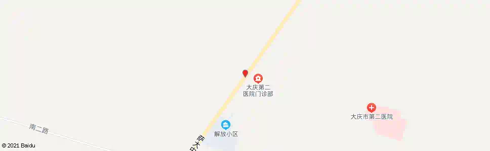 大庆二医院_公交站地图_大庆公交_妙搜公交查询2025