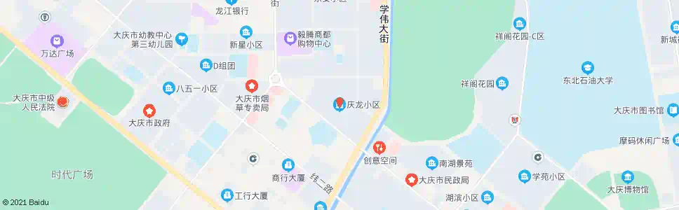 大庆庆龙小区_公交站地图_大庆公交_妙搜公交查询2025