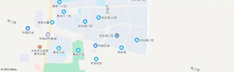 大庆创业城2区_公交站地图_大庆公交_妙搜公交查询2025