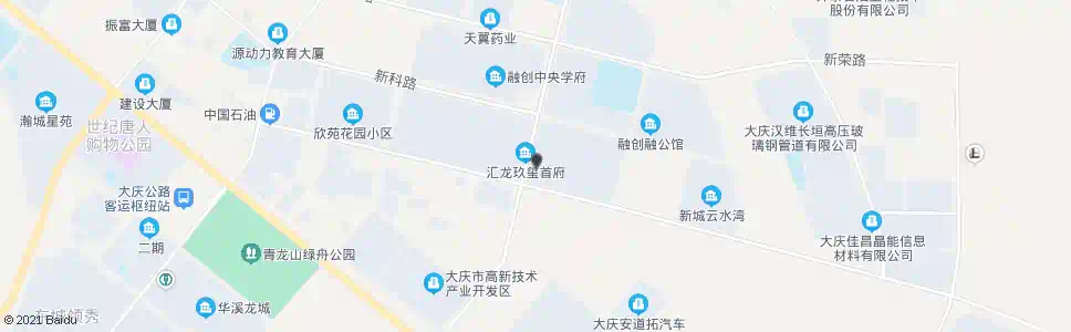 大庆贝纳溪谷_公交站地图_大庆公交_妙搜公交查询2025