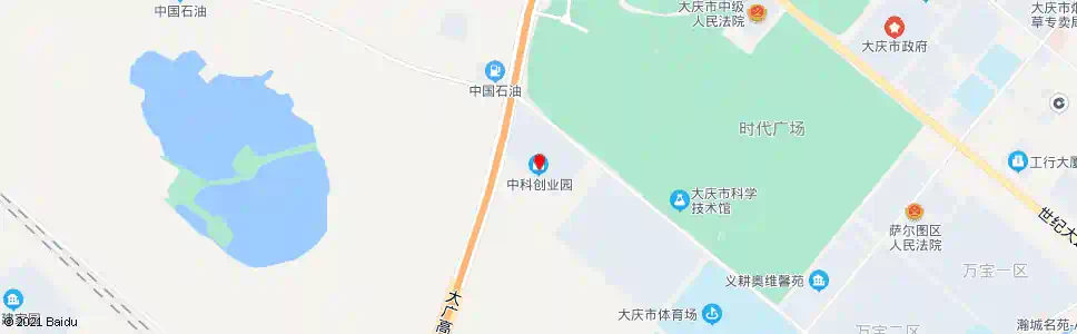 大庆中科创业园_公交站地图_大庆公交_妙搜公交查询2025