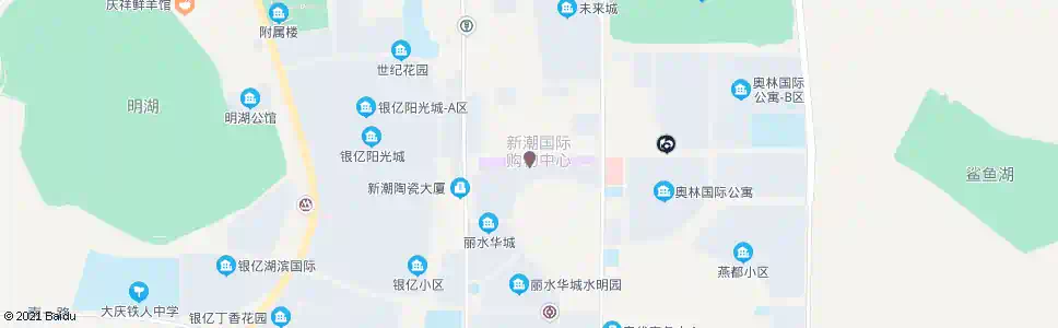 大庆新潮国际购物中心_公交站地图_大庆公交_妙搜公交查询2025