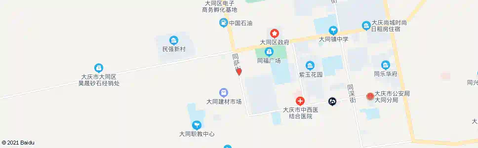 大庆同萨街口_公交站地图_大庆公交_妙搜公交查询2025