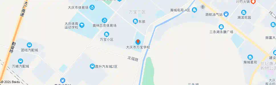 大庆万宝学校_公交站地图_大庆公交_妙搜公交查询2025
