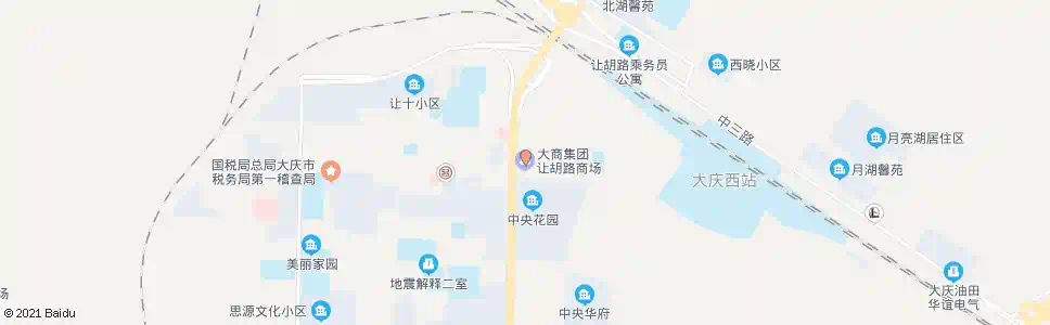 大庆让胡路商场_公交站地图_大庆公交_妙搜公交查询2025