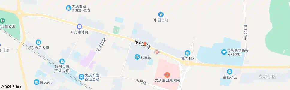 大庆中建街_公交站地图_大庆公交_妙搜公交查询2025