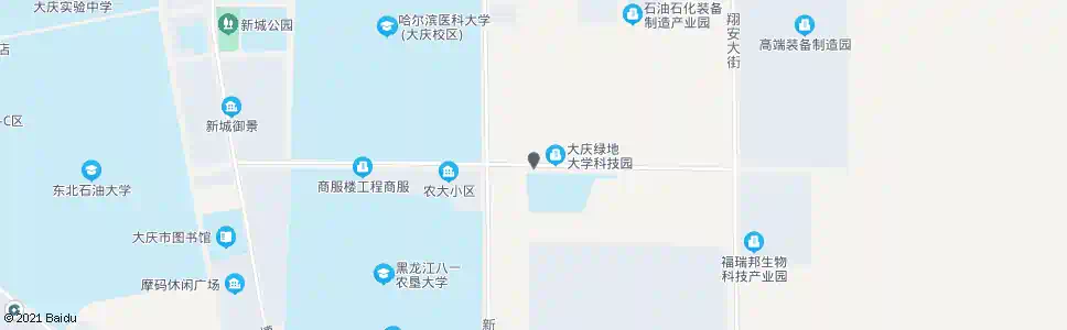 大庆绿地大学科技园_公交站地图_大庆公交_妙搜公交查询2025