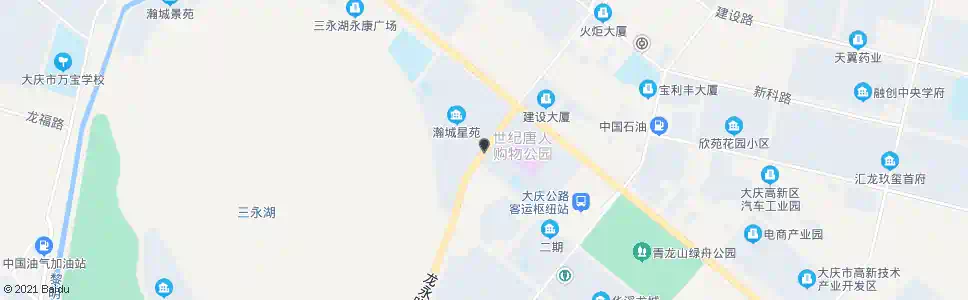 大庆瀚城星苑_公交站地图_大庆公交_妙搜公交查询2025