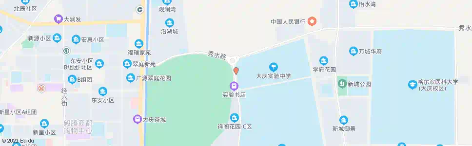 大庆实验中学西门_公交站地图_大庆公交_妙搜公交查询2025
