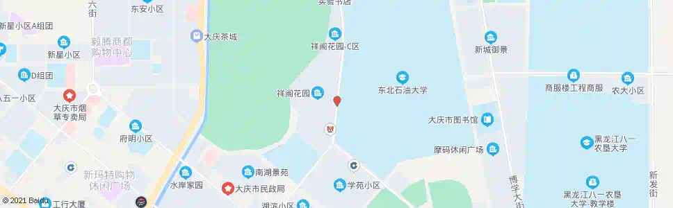 大庆祥阁花园_公交站地图_大庆公交_妙搜公交查询2025