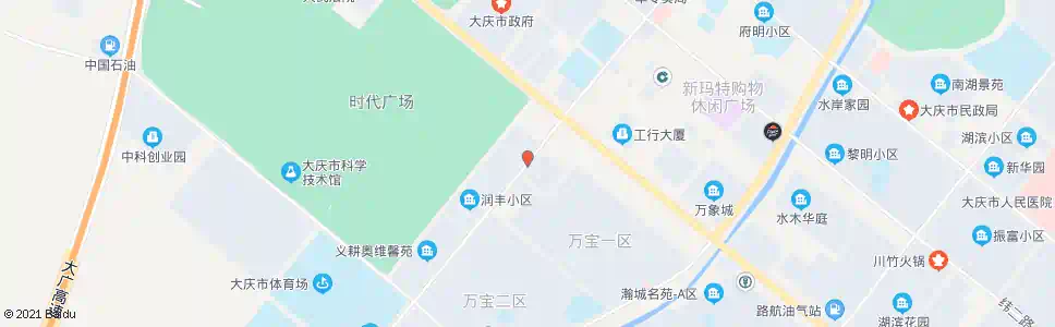 大庆时代丽景_公交站地图_大庆公交_妙搜公交查询2025
