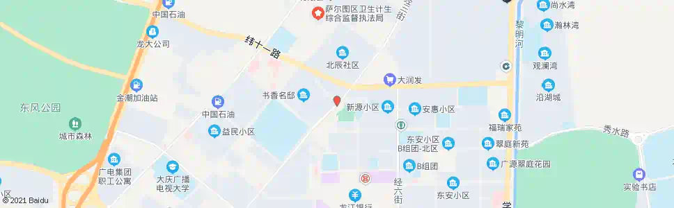 大庆纬十路西_公交站地图_大庆公交_妙搜公交查询2025