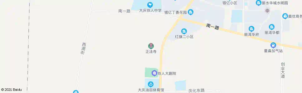 大庆正法寺_公交站地图_大庆公交_妙搜公交查询2025