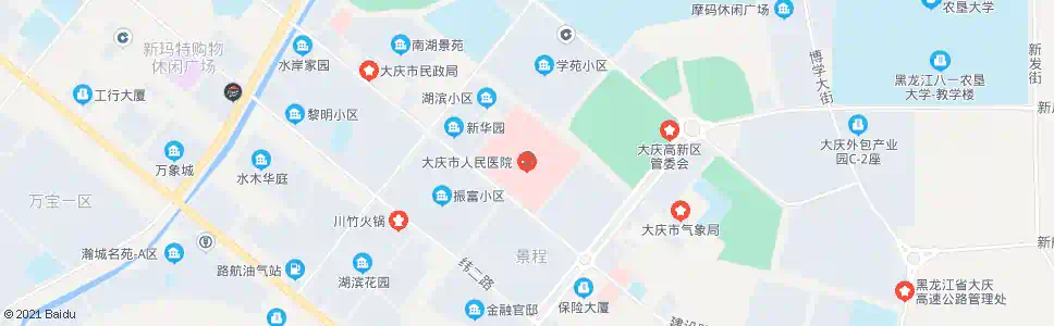 大庆萨区人民医院_公交站地图_大庆公交_妙搜公交查询2025