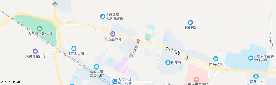 大庆会战大街_公交站地图_大庆公交_妙搜公交查询2025