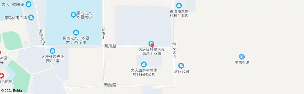大庆日月星_公交站地图_大庆公交_妙搜公交查询2025